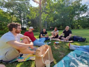 Treffen im Park