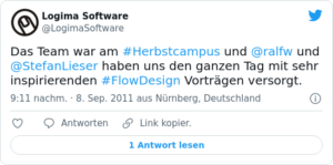 🐦 Das Team war am #Herbstcampus und @…