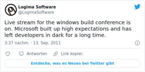 🐦 Live stream for the windows build c…