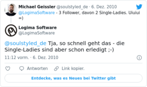 🐦 @soulstyled_de Tja, so schnell geht…