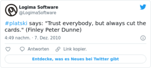 🐦 #platski says: “Trust everybody, bu…