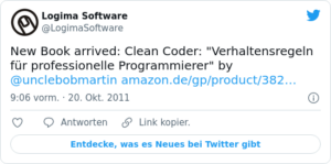 🐦 New Book arrived: Clean Coder: “Ver…