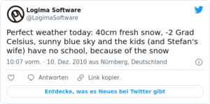 🐦 Perfect weather today: 40cm fresh s…