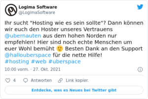 🐦 Ihr sucht “Hosting wie es sein soll…