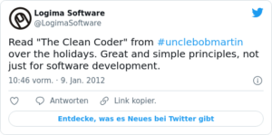 🐦 Read “The Clean Coder” from #uncleb…