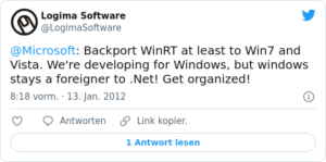 🐦 @Microsoft: Backport WinRT at least…
