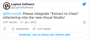 🐦 @Microsoft: Please integrate “Extra…