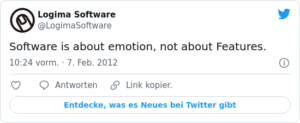 🐦 Software is about emotion, not abou…