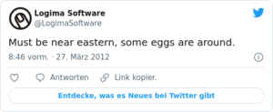 🐦 Must be near eastern, some eggs are…