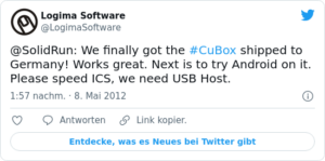 🐦 @SolidRun: We finally got the #CuBo…