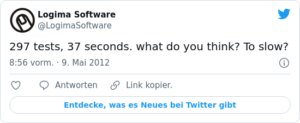 🐦 297 tests, 37 seconds. what do you …
