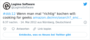🐦 #ddc12 Wenn man mal “richtig” koche…