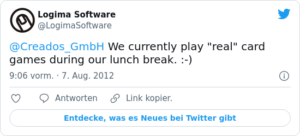 🐦 @Creados_GmbH We currently play “re…