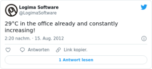 🐦 29°C in the office already and cons…