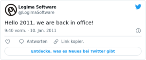 🐦 Hello 2011, we are back in office!