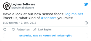 🐦 Have a look at our new sensor feeds…