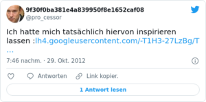 🐦 RT @pro_cessor: Ich hatte mich tats…