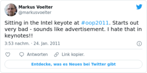 🐦 RT @markusvoelter: Sitting in the I…