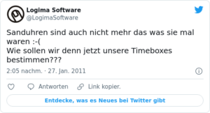🐦 Sanduhren sind auch nicht mehr das …