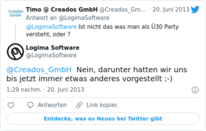 🐦 @Creados_GmbH  Nein, darunter hatte…