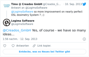 🐦 @Creados_GmbH Yes, of course — we h…