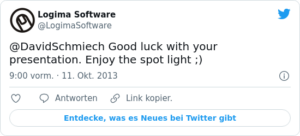 🐦 @DavidSchmiech Good luck with your …