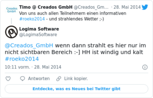 🐦 @Creados_GmbH wenn dann strahlt es …