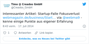 🐦 RT @Creados_GmbH: Interessanter Art…