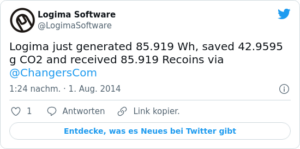 🐦 Logima just generated 85.919 Wh, sa…