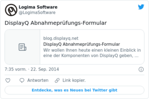 🐦 DisplayQ Abnahmeprüfungs-Formular h…