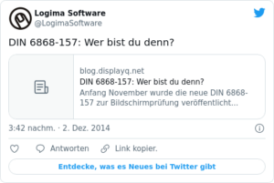 🐦 DIN 6868–157: Wer bist du denn? htt…