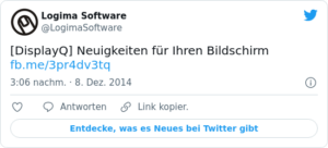 🐦 [DisplayQ] Neuigkeiten für Ihren Bi…