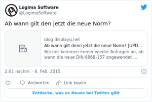 🐦 Ab wann gilt den jetzt die neue Nor…