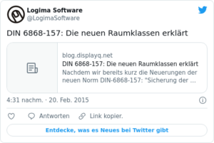 🐦 DIN 6868–157: Die neuen Raumklassen…