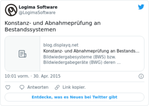 🐦 Konstanz- und Abnahmeprüfung an Bes…