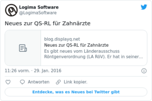 🐦 Neues zur QS-RL für Zahnärzte