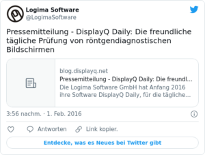 🐦 Pressemitteilung — DisplayQ Daily: …