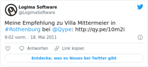 🐦 Meine Empfehlung zu Villa Mittermei…
