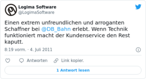 🐦 Einen extrem unfreundlichen und arr…