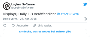 🐦 DisplayQ Daily 1.3 veröffentlicht h…