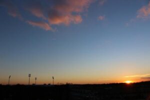 🐦 #sunset from our #officeview